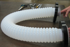 Convoluted Fluoropolymer Chlorine Connector Hose